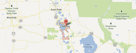 Sebring map