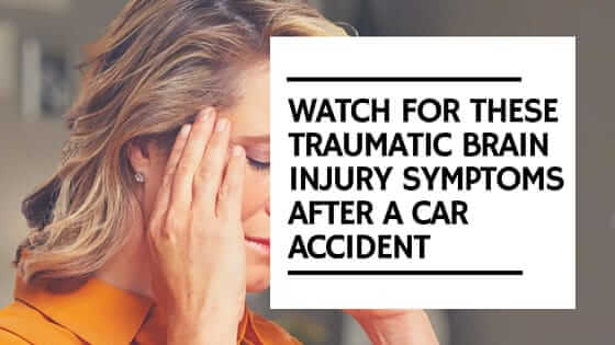 traumatic brain injury symptoms