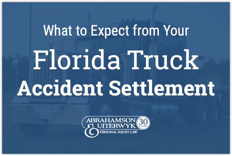 18 wheeler accident settlements florida