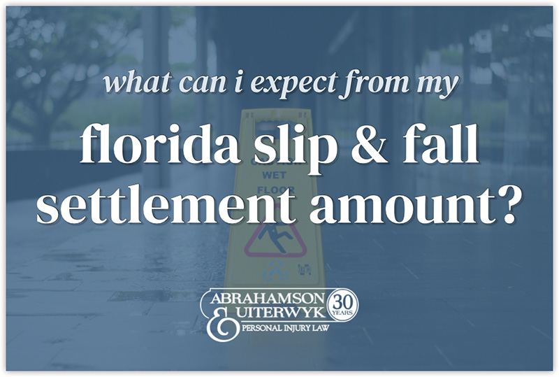 florida slip and fall settlements