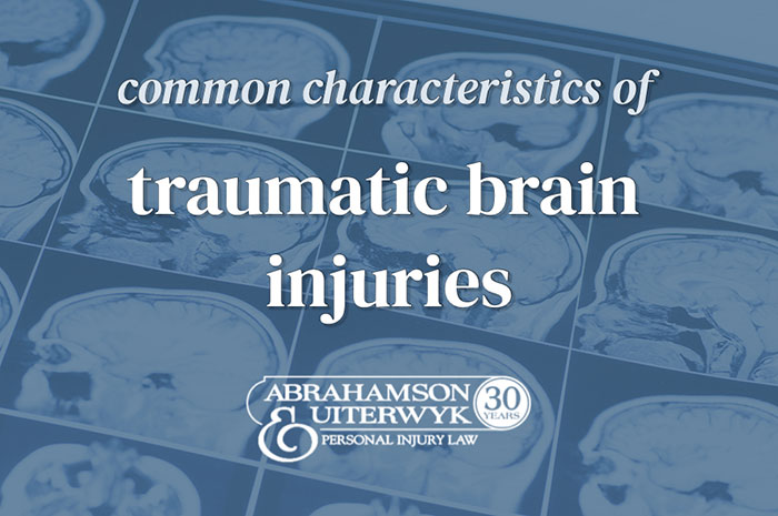 characteristics of traumatic brain injuries