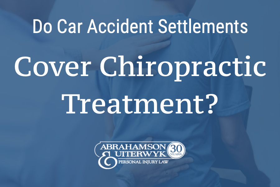 car accident chiropractor settlement