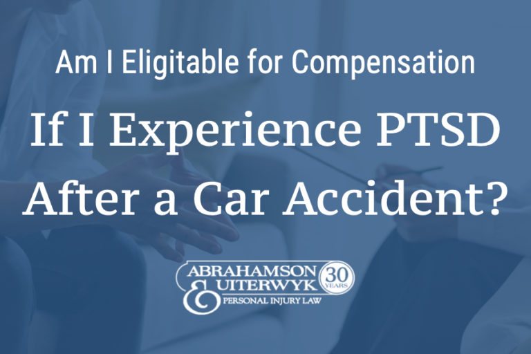 Am I Eligible for Compensation If I Experience PTSD After a Car Accident?