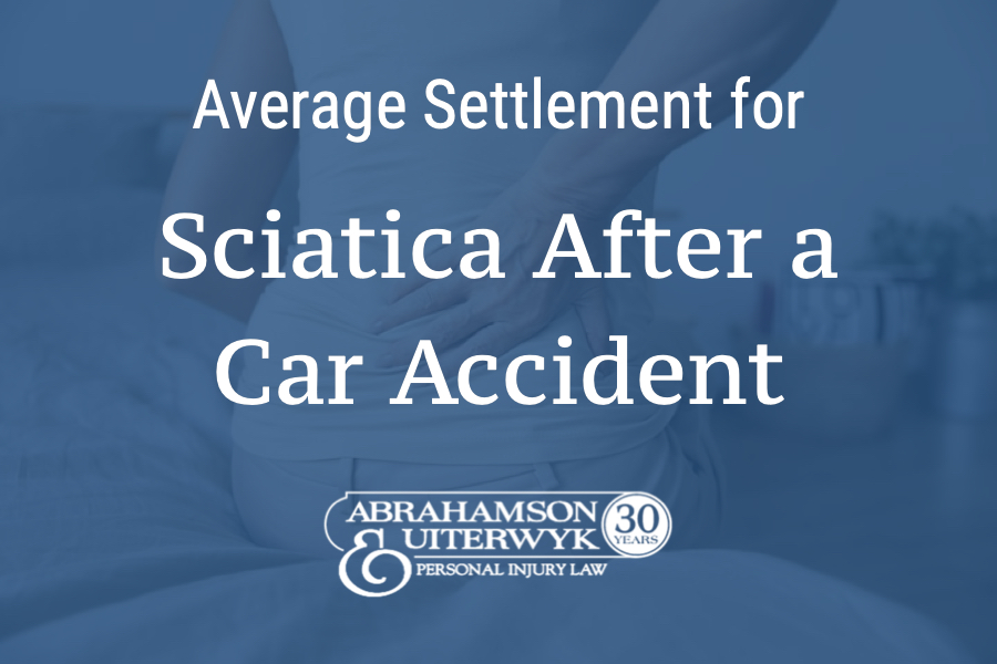 florida sciatica car accident settlements 