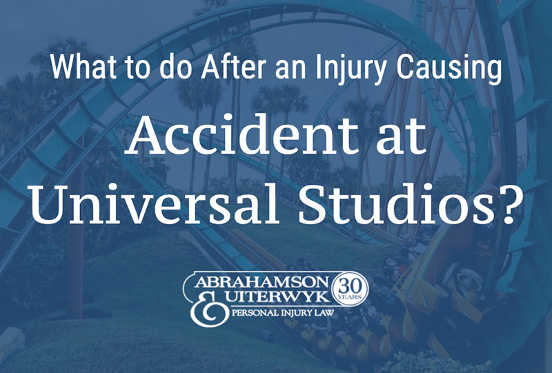 Florida Universal Studios personal injury attorney