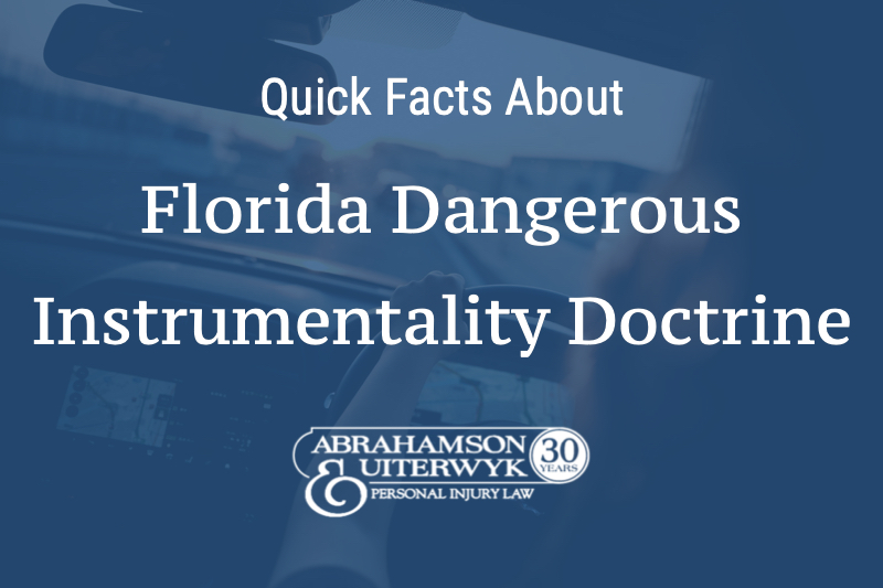 Florida Dangerous Instrumentality Doctrine