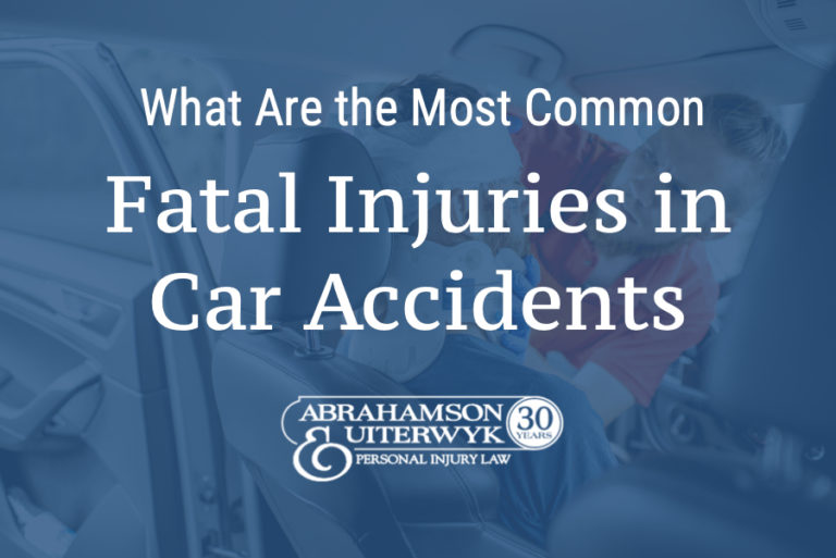 Most Common Fatal Injuries in Car Accidents » Abrahamson & Uiterwyk Car