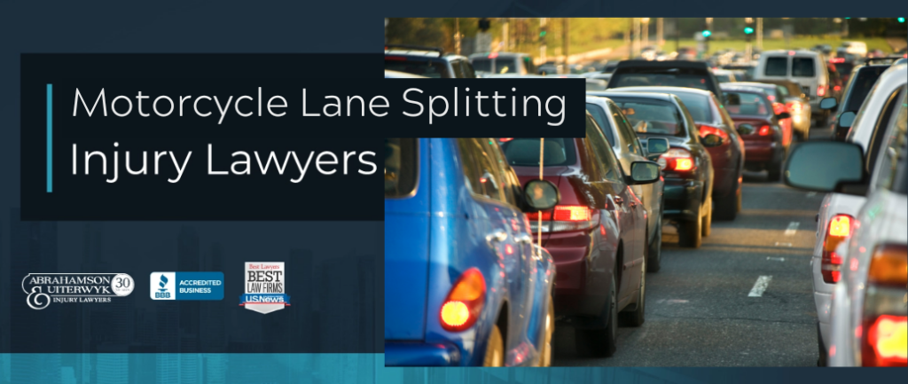 separacion de carril motocicleta en el trafico - florida motorcycle injury lawyers - abrahamson and uiterwyk