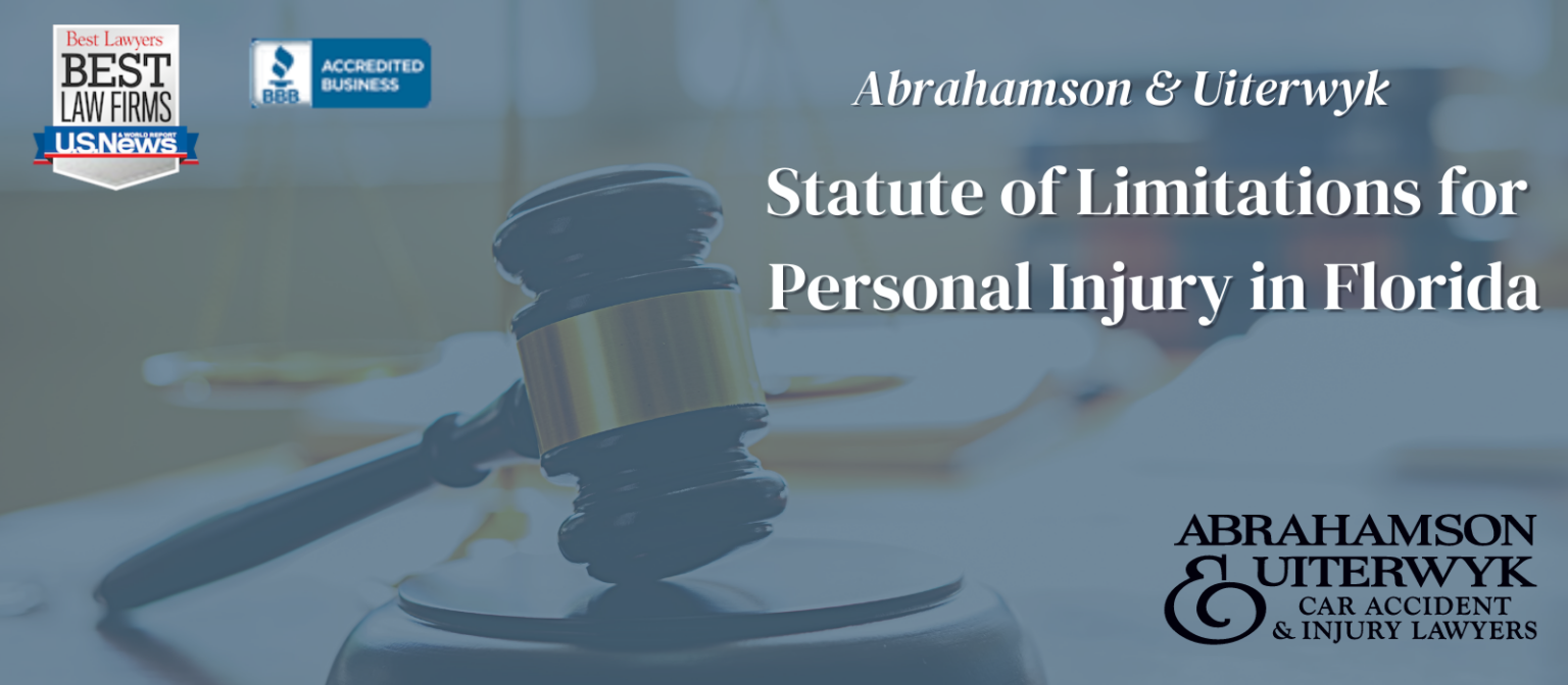 Florida Statute of Limitations Personal Injury Lawyer Near You
