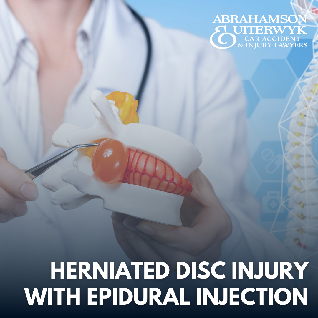 Recent Herniated Disc Injury Settlements With Steroid Injections in