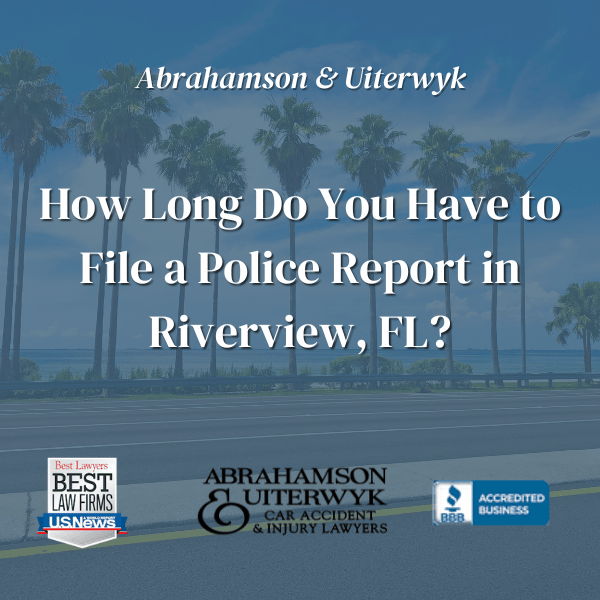 how long do you have to file a police report in riverview, florida