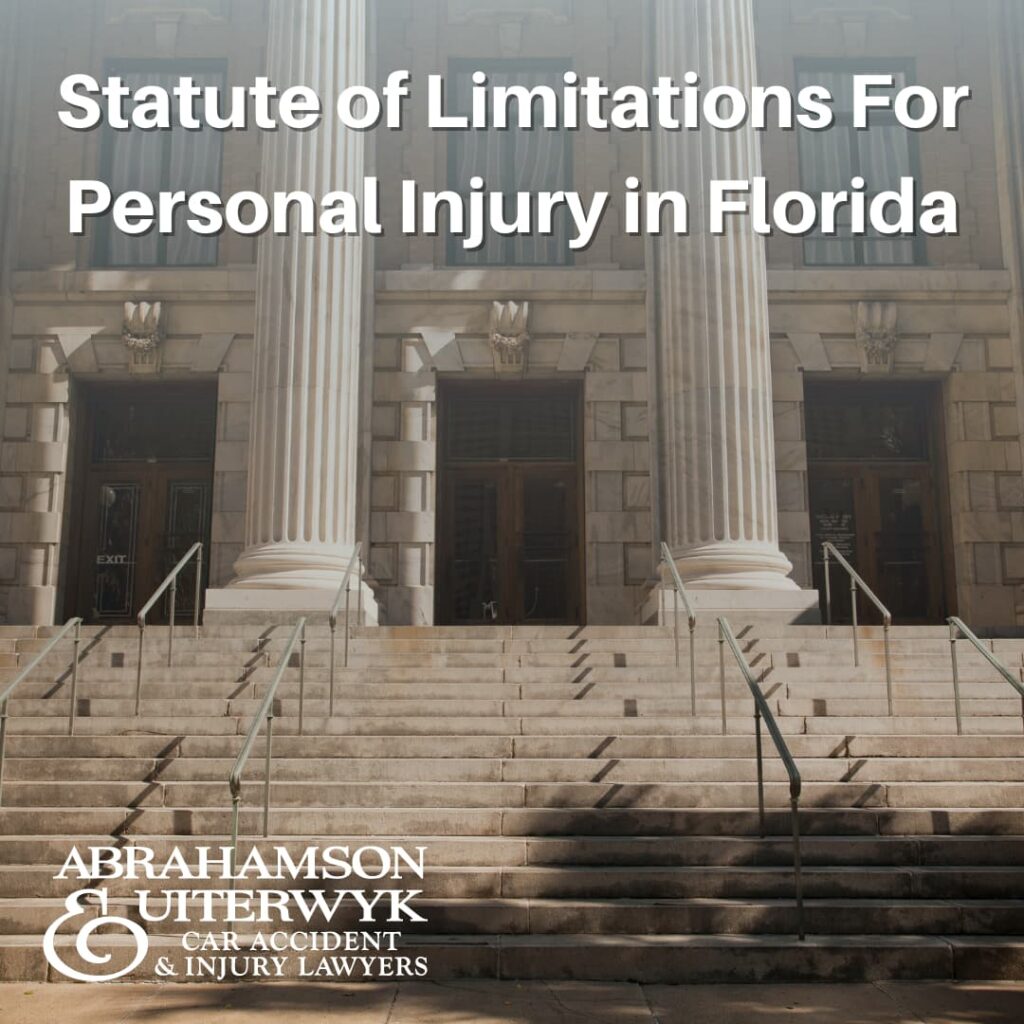 florida statute of limitations personal injury - personal injury statute of limitations florida - florida pip statute of limitations