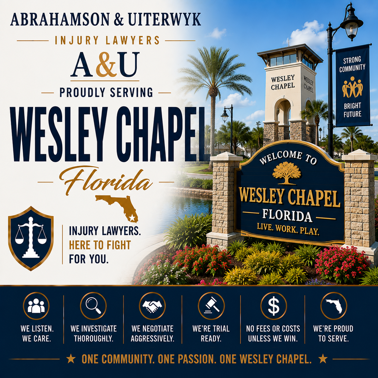 Abogado especializado en lesiones en Wesley Chapel